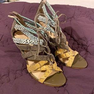 Summer high heel sandals